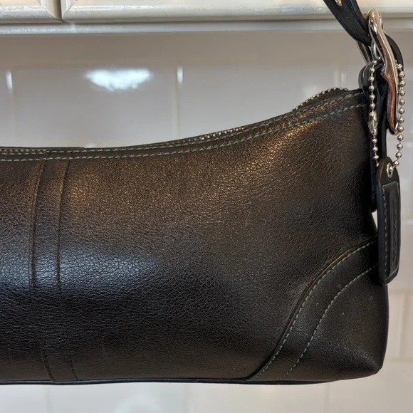 Coach Vintage Y2K Hampton Baguette Leather Soho Mini Bag - HTF - Picture 3 of 16